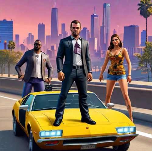 GTA characters in funny costumes