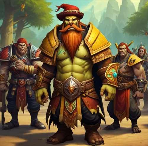 World of Warcraft characters in humorous situation