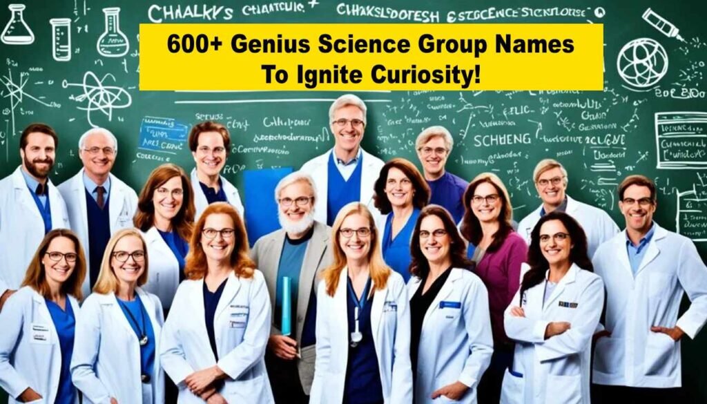 621-genius-science-group-names-for-inspiring-success