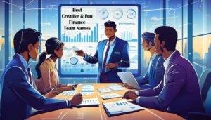Finance team names that blend humor, professionalism, and creativity