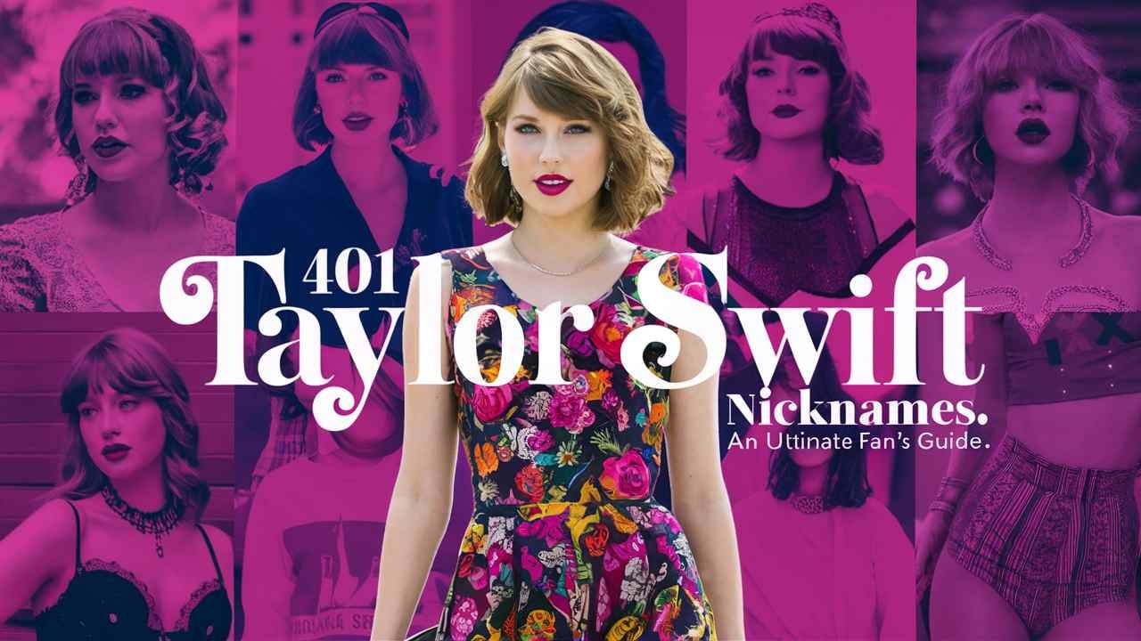 Collage of Taylor Swift - 401 Taylor Swift Nicknames - An Ultimate Fan's Guide