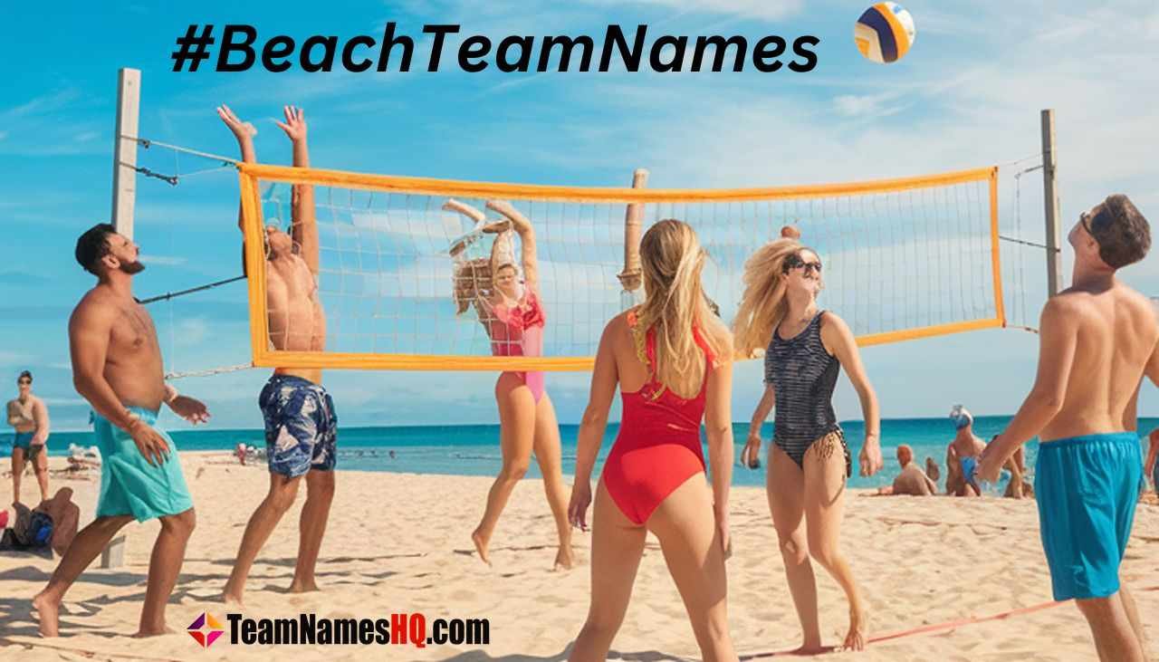 A beach team enjoying a sunny day at Miami
