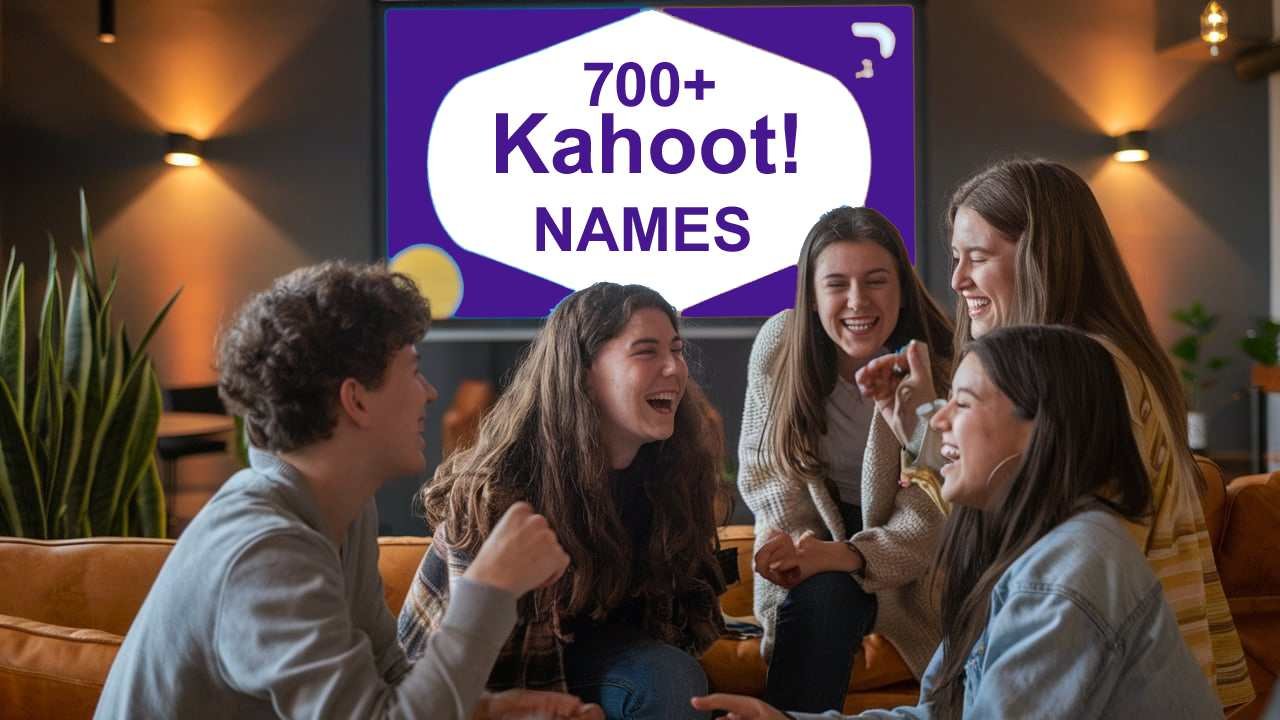 Kahoot names list for People playing the quiz