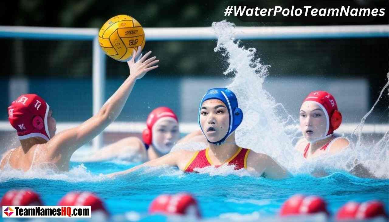 Top collection of creative team names for water polo teams