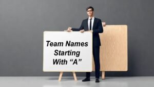 A comprehensive collection of top team names featuring the letter A