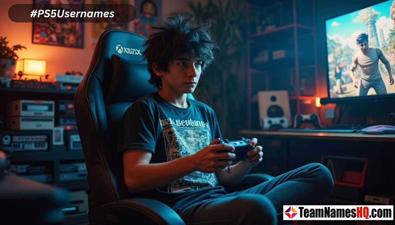 Collection of over 800 creative usernames for PS5 players