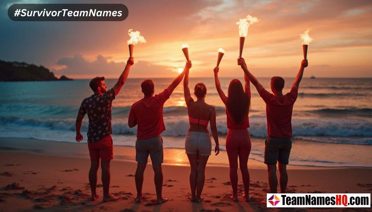 Creative and popular group name ideas for survival-themed challenges