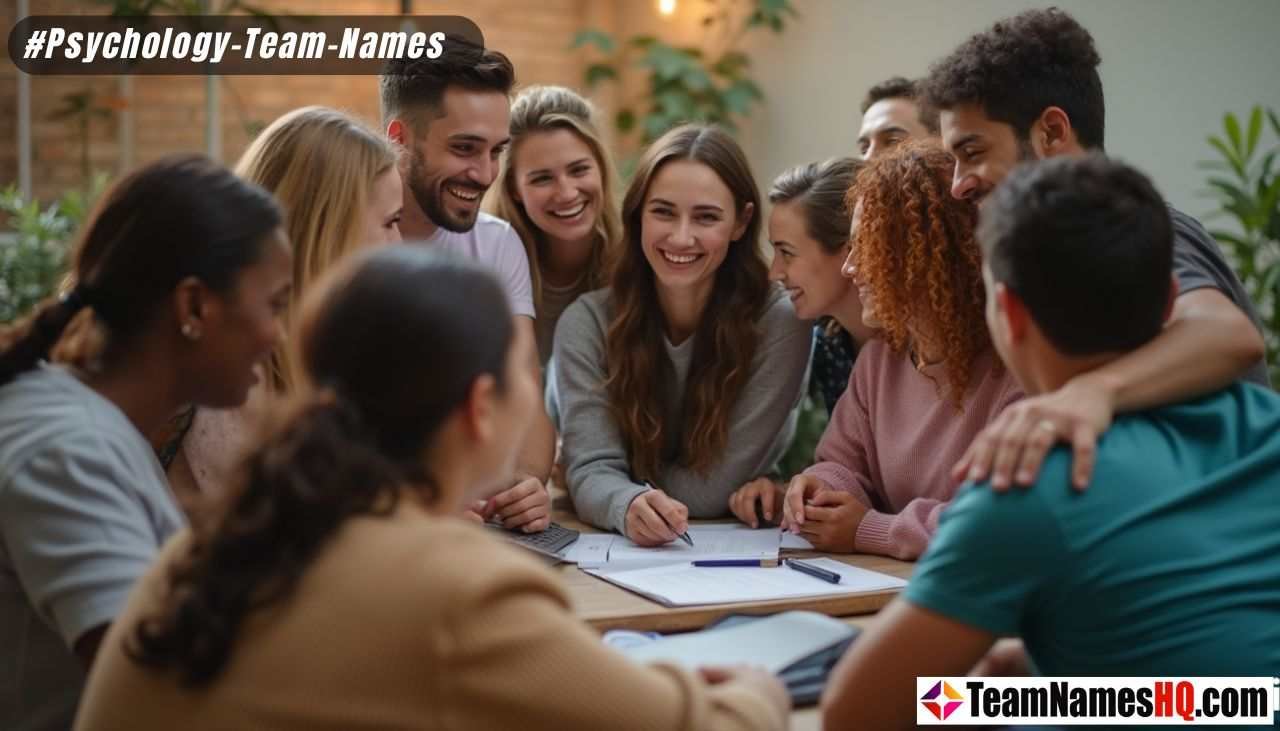 A collection of creative and diverse names for psychology-focused groups and teams