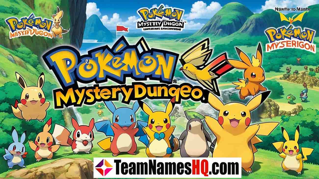 Legendary Pokémon Mystery Dungeon Team Names for Any Playstyle