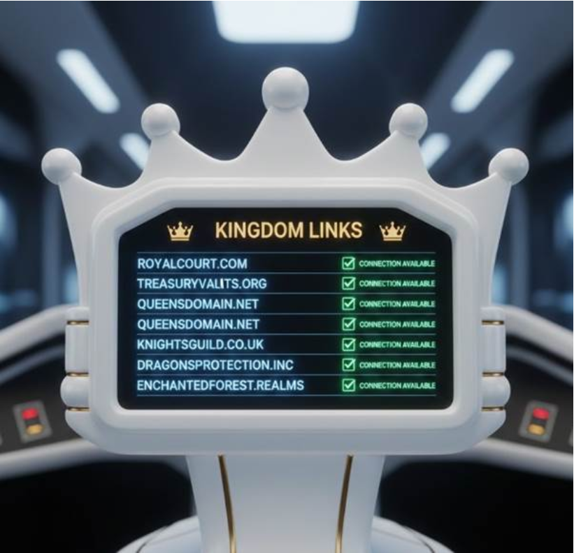 깨끗하고 정돈된 화이트 톤의 대시보드 화면에 중요 웹사이트 주소들이 깔끔한 리스트 형태로 나열되어 있으며, 각 링크 옆에 '접속 가능'을 뜻하는 초록색 체크 표시가 빛나는 모습.