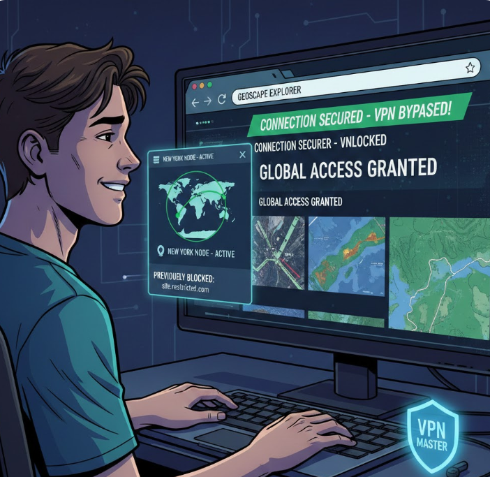 막힌 사이트 우회 성공 순간